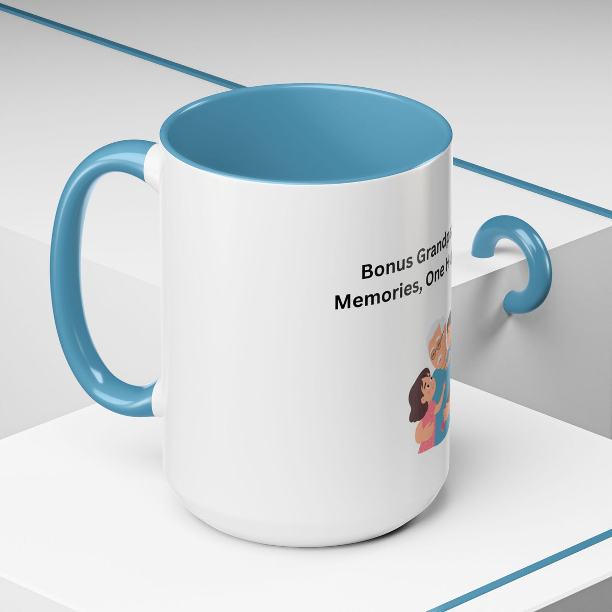 Bonus Grandpa Coffee Mug – Foster Grandparent Gift, Foster Care Family Mug (11oz, 15oz)