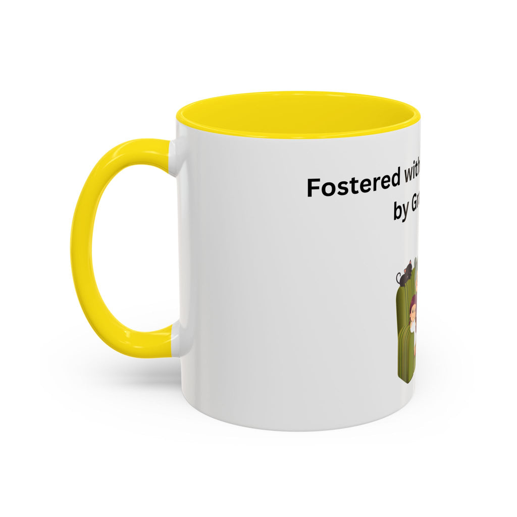 Fostered by Love Grandma Coffee Mug – Foster Grandma Gift, Foster Care Family Mug (11oz, 15oz)