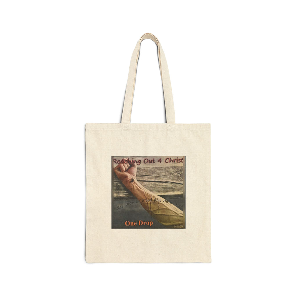 One Drop Cotton Canvas Tote Bag