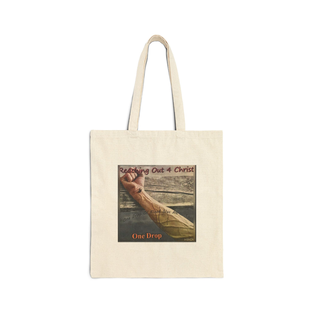 One Drop Cotton Canvas Tote Bag