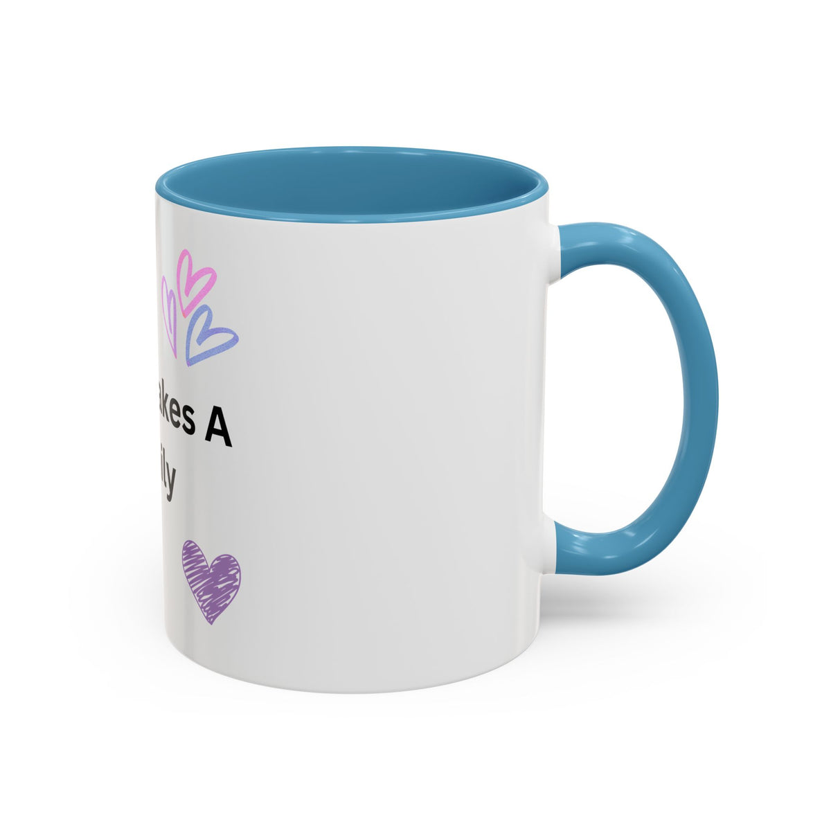 Love Makes A Family  Coffee Mug (11, 15oz)