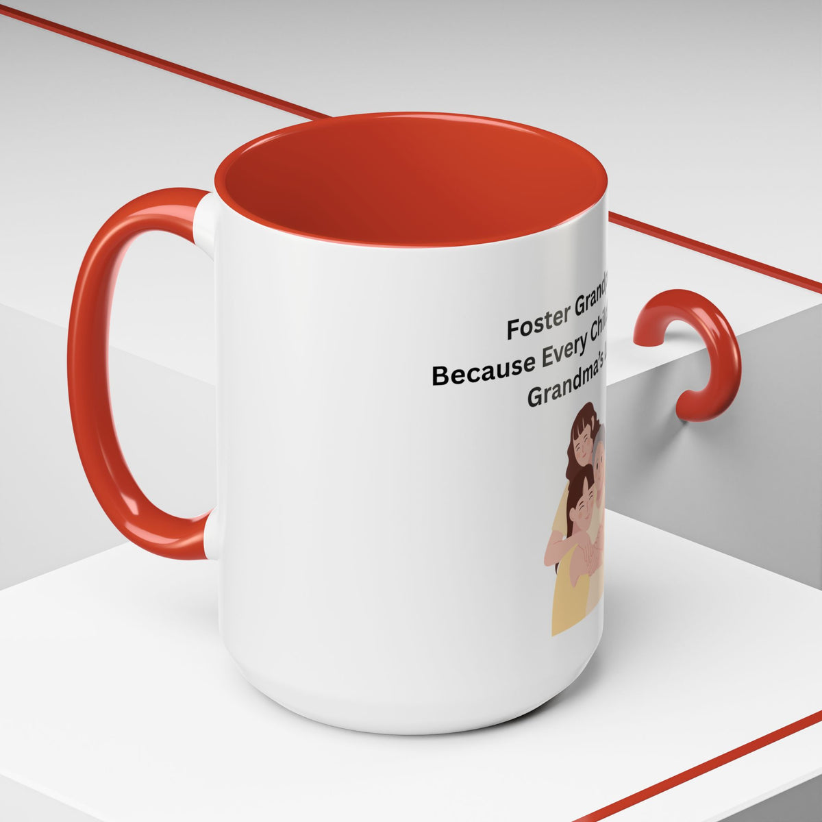 Grandma Coffee Mug – Foster Grandparent Gift, Foster Care Family Mug (11oz, 15oz)