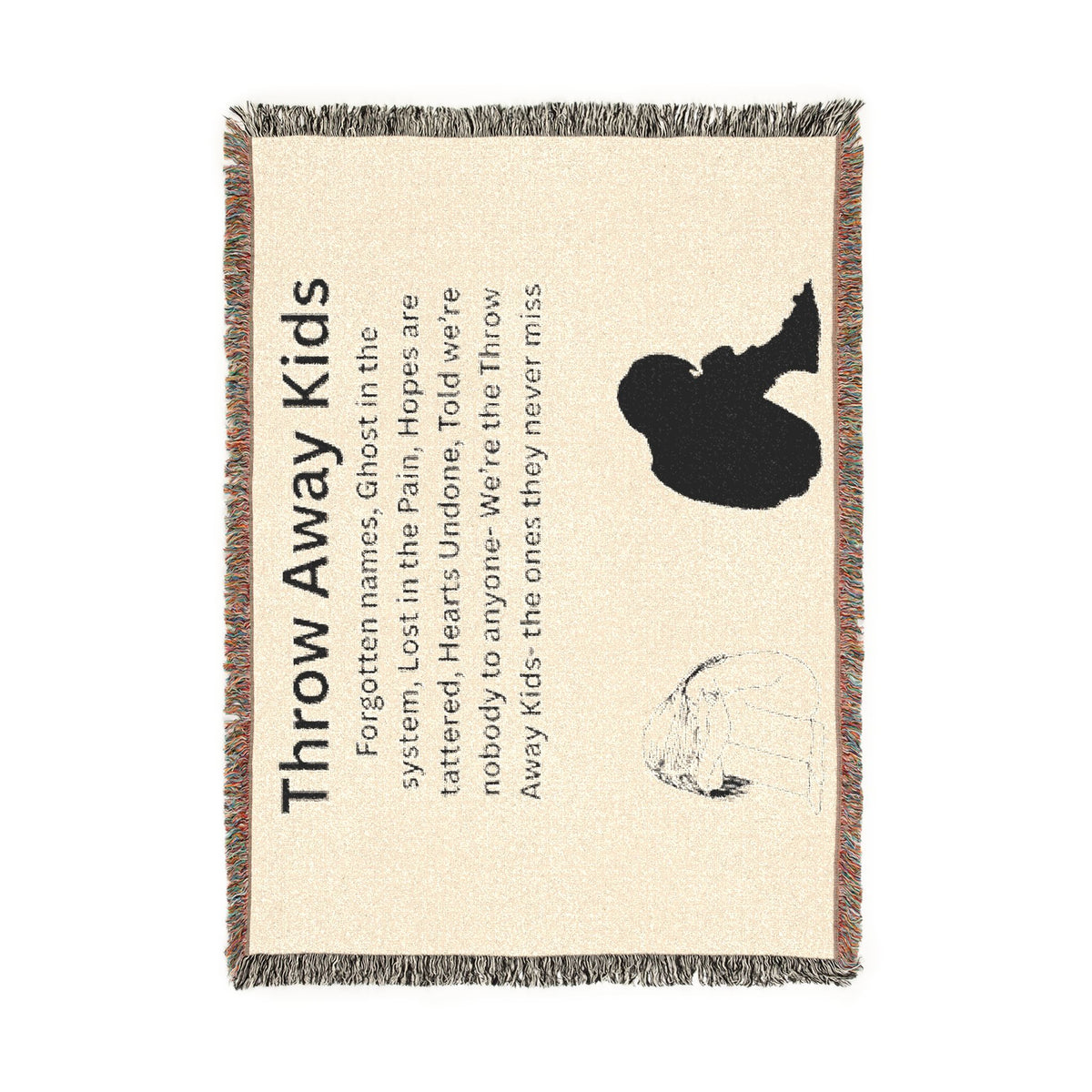 Throw away Kids Woven Blanket