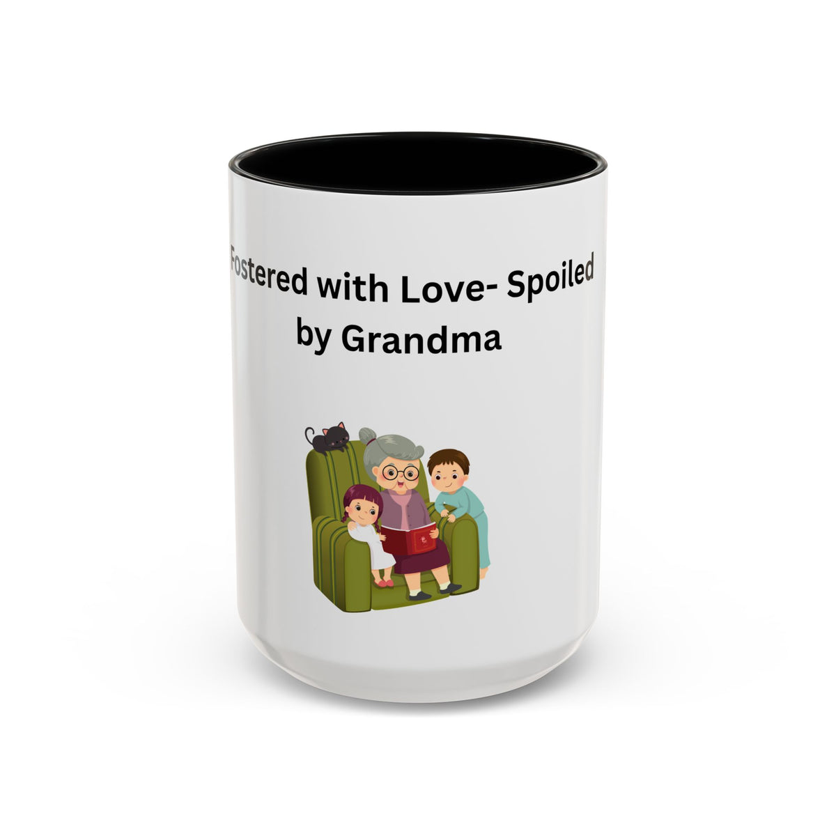 Fostered by Love Grandma Coffee Mug – Foster Grandma Gift, Foster Care Family Mug (11oz, 15oz)
