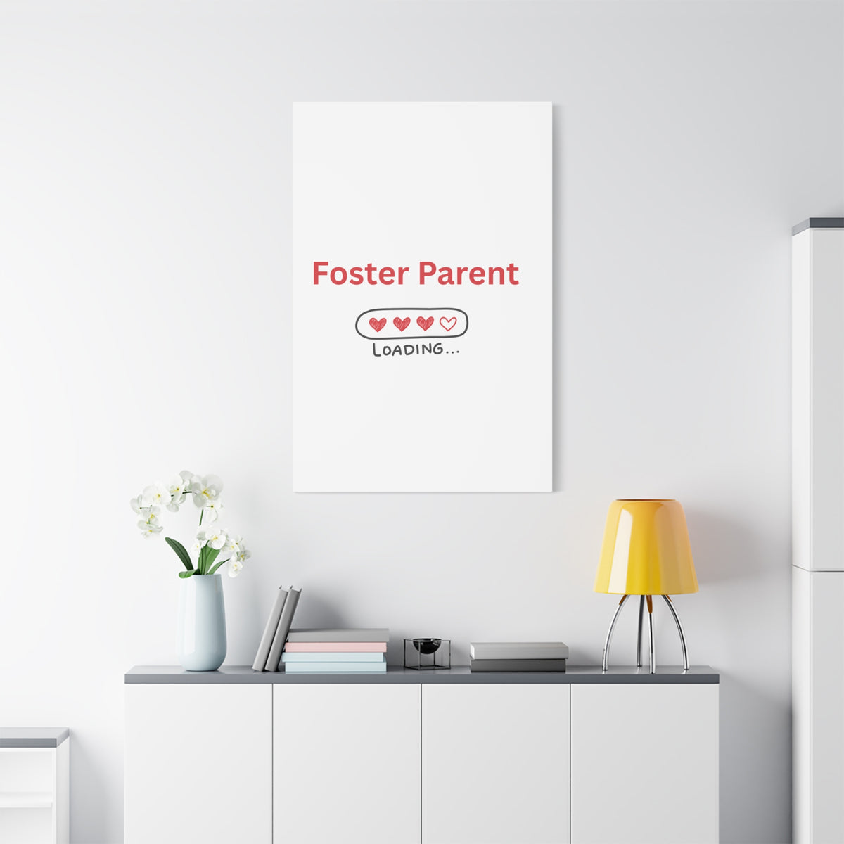 Foster Parent Loading Matte Canvas, Stretched, 1.25"
