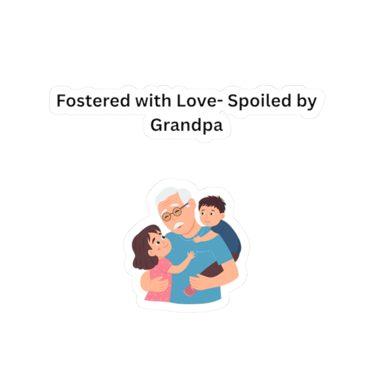 Grandpa Kiss-Cut Stickers
