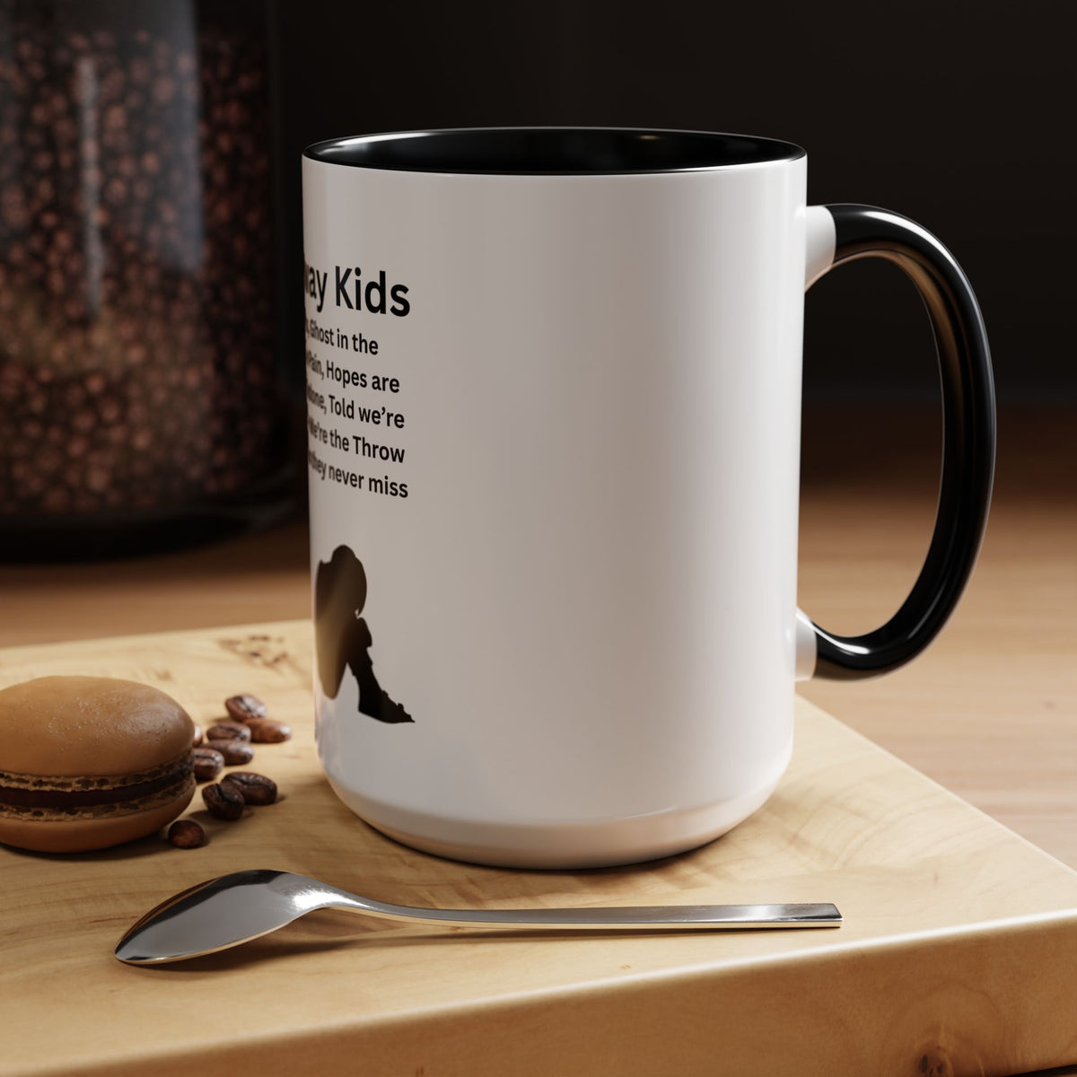 Throw away Kids Accent Coffee Mug (11, 15oz)