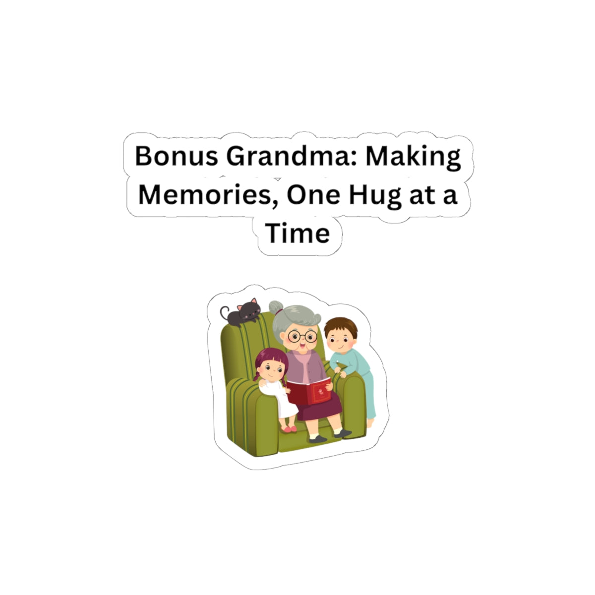 Bonus Grandma Kiss-Cut Stickers