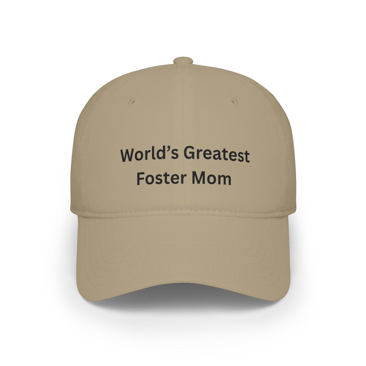 Worlds Greatest Foster MOM Low Profile Baseball Cap