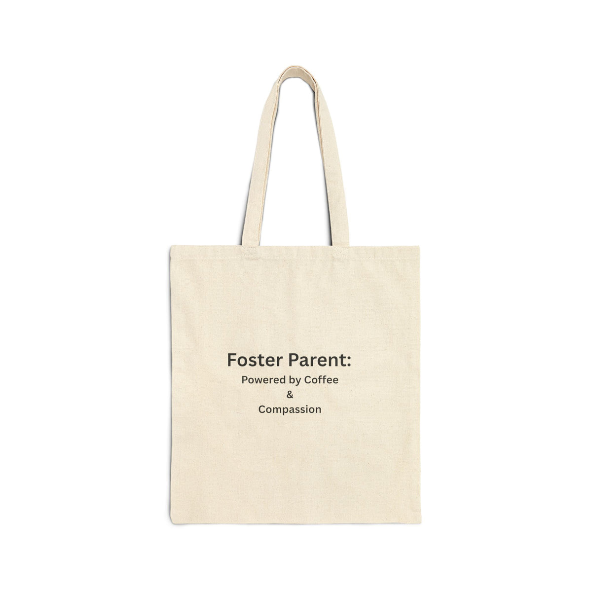 Foster Parent Powered Canvas Tote Bag