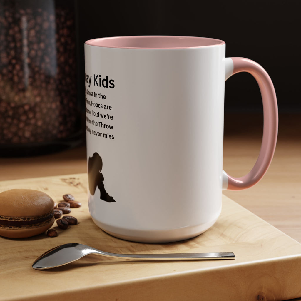 Throw away Kids Accent Coffee Mug (11, 15oz)