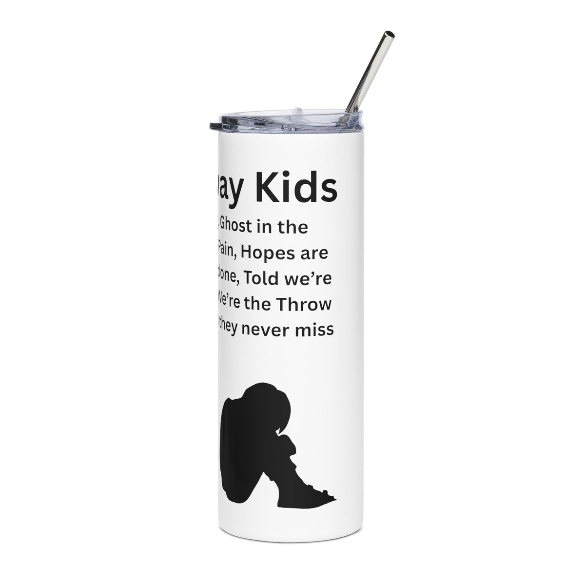 Throw away Kids Stainless Steel Tumbler, 20oz