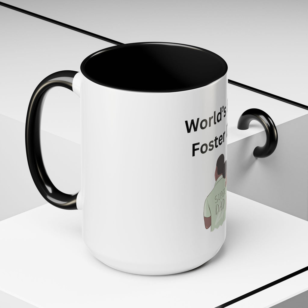 Worlds Best Dad Accent Coffee Mug (11, 15oz)
