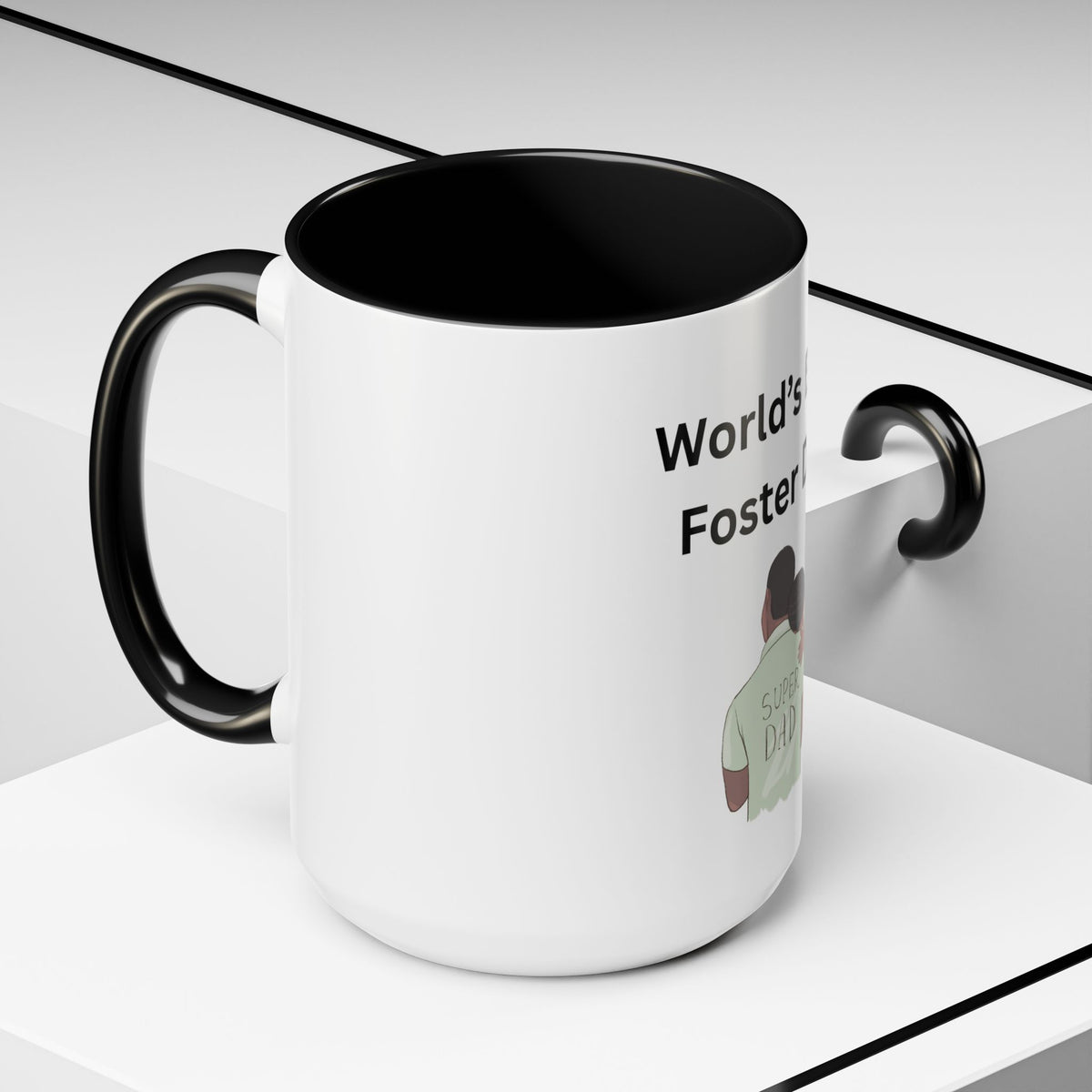 Worlds Best Dad Accent Coffee Mug (11, 15oz)