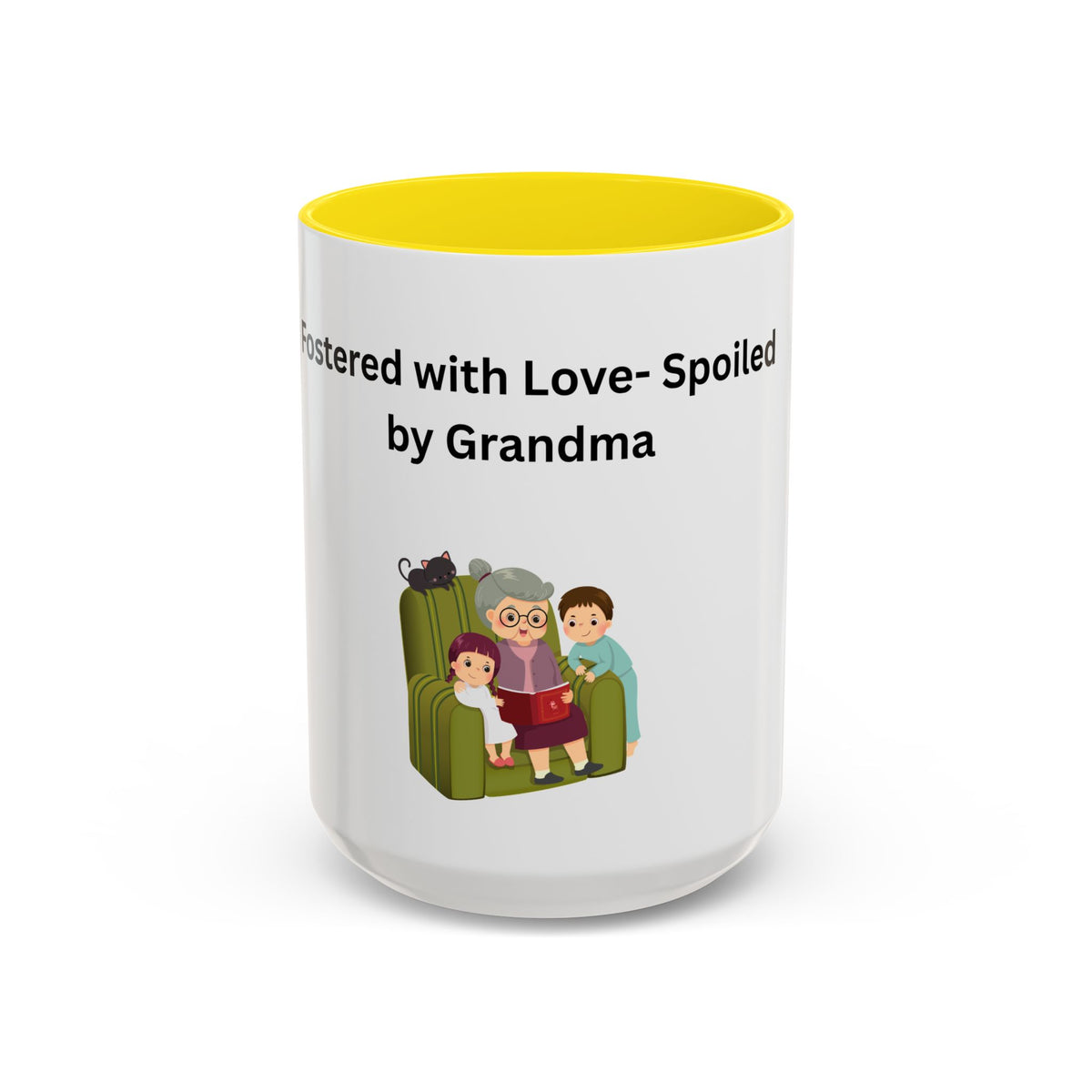 Fostered by Love Grandma Coffee Mug – Foster Grandma Gift, Foster Care Family Mug (11oz, 15oz)