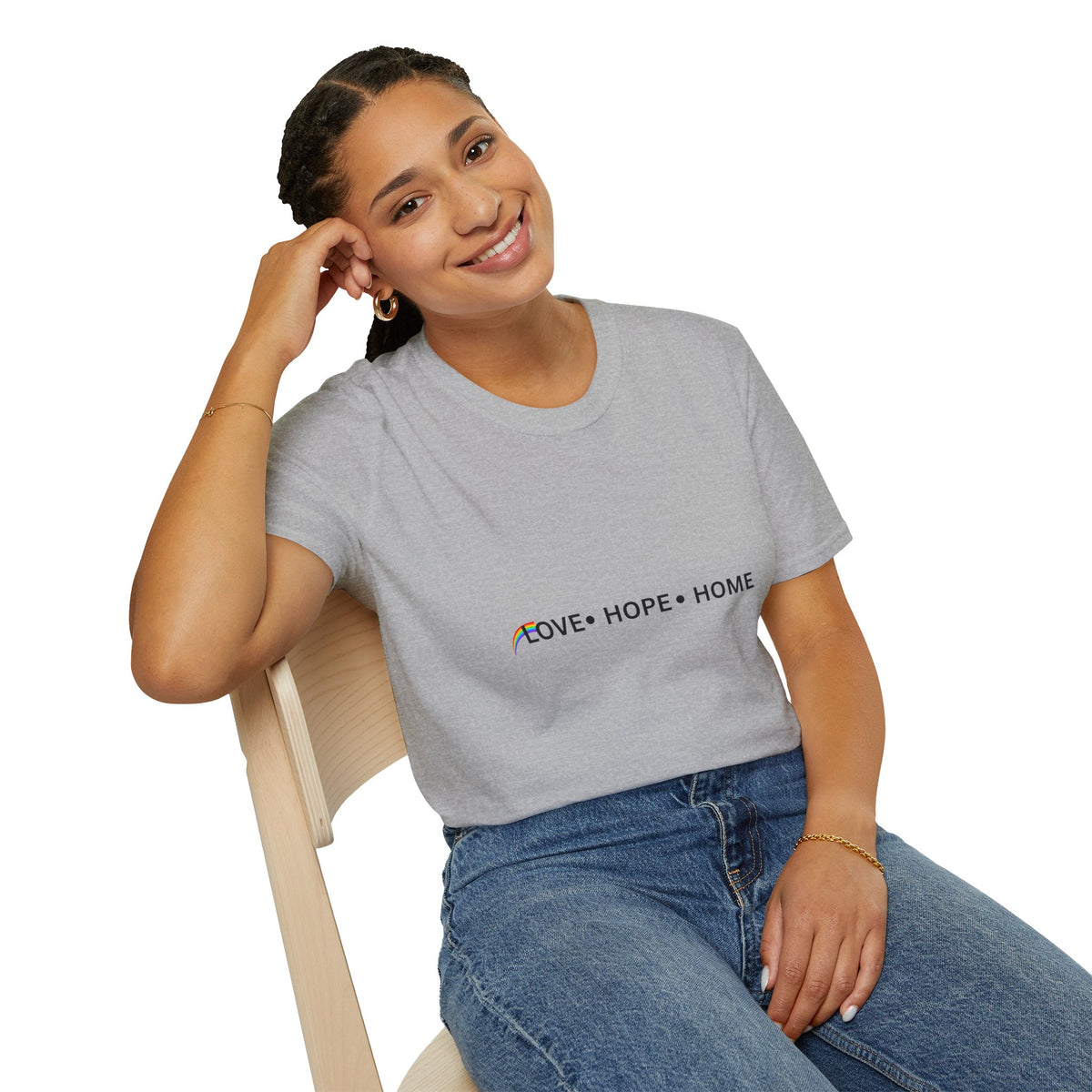 Love-Hope-Home Unisex Softstyle T-Shirt