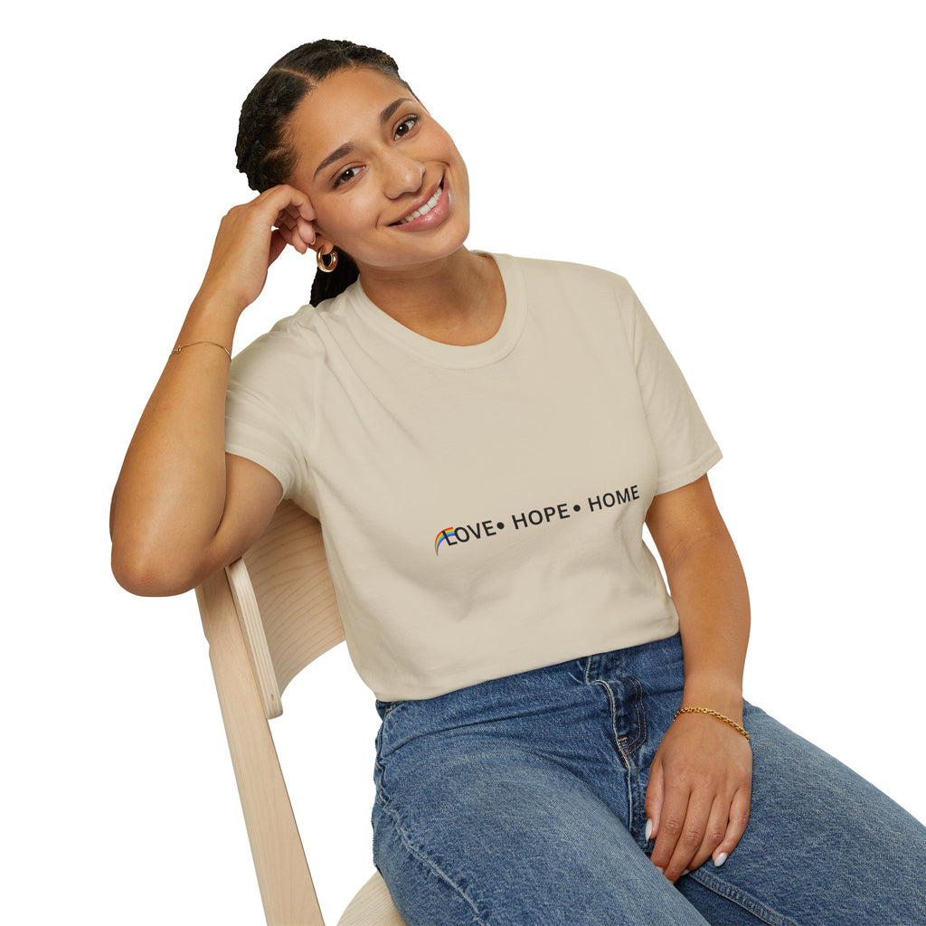 Love-Hope-Home Unisex Softstyle T-Shirt