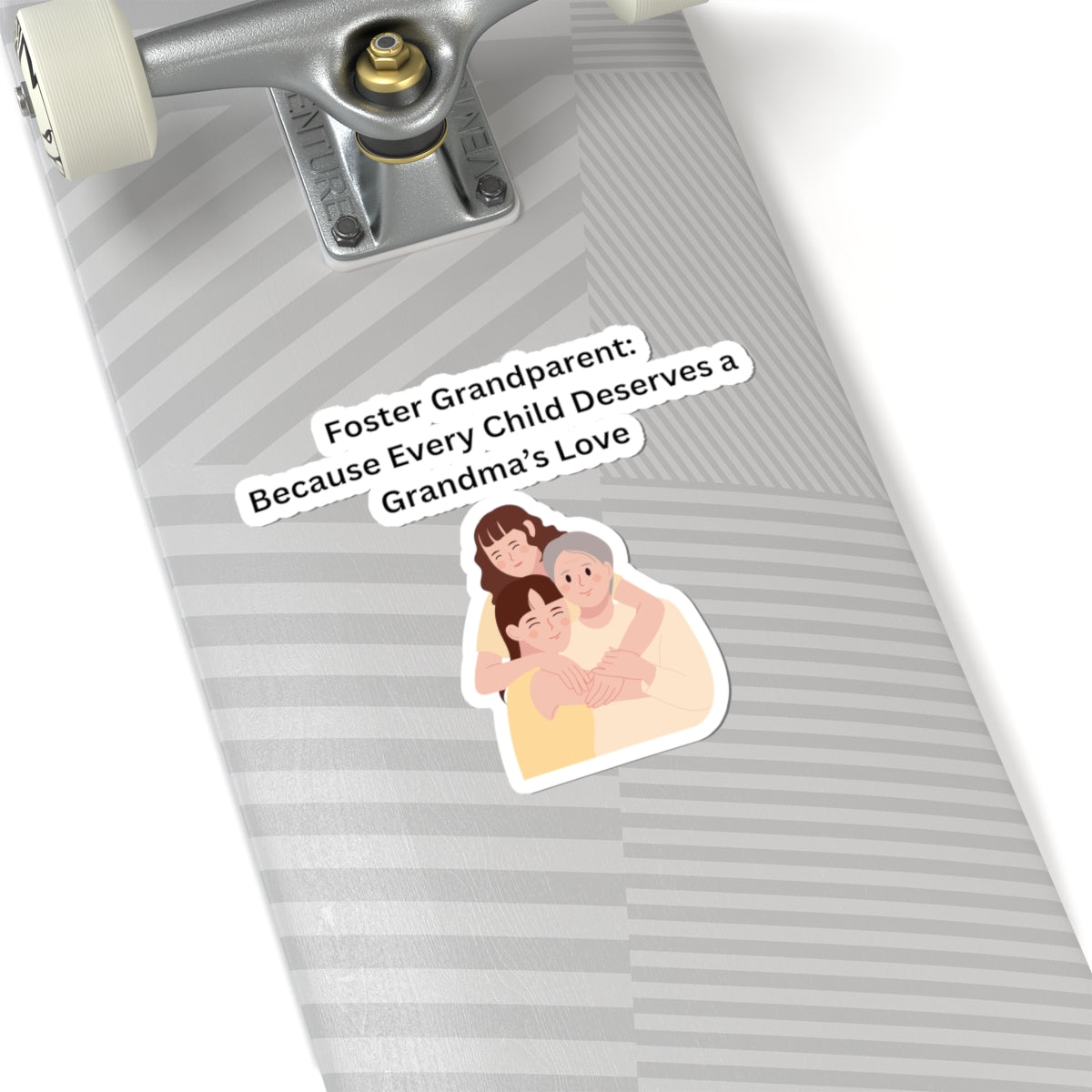 Foster Grandma2 Kiss-Cut Stickers