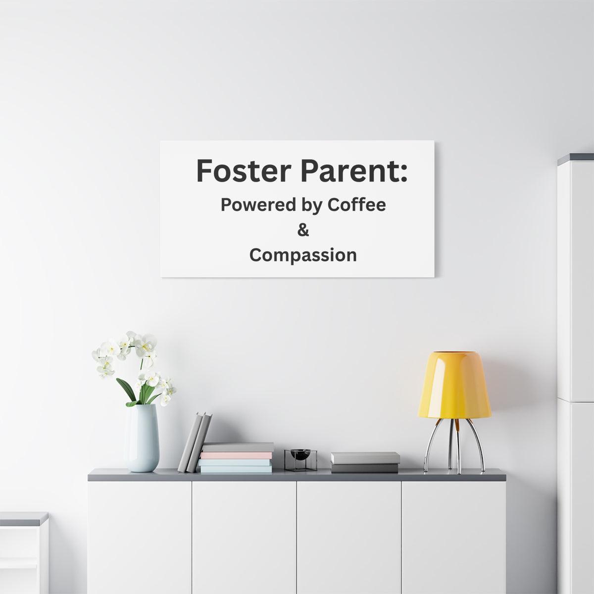 Foster Parents Powered Matte Canvas, Stretched, 1.25"