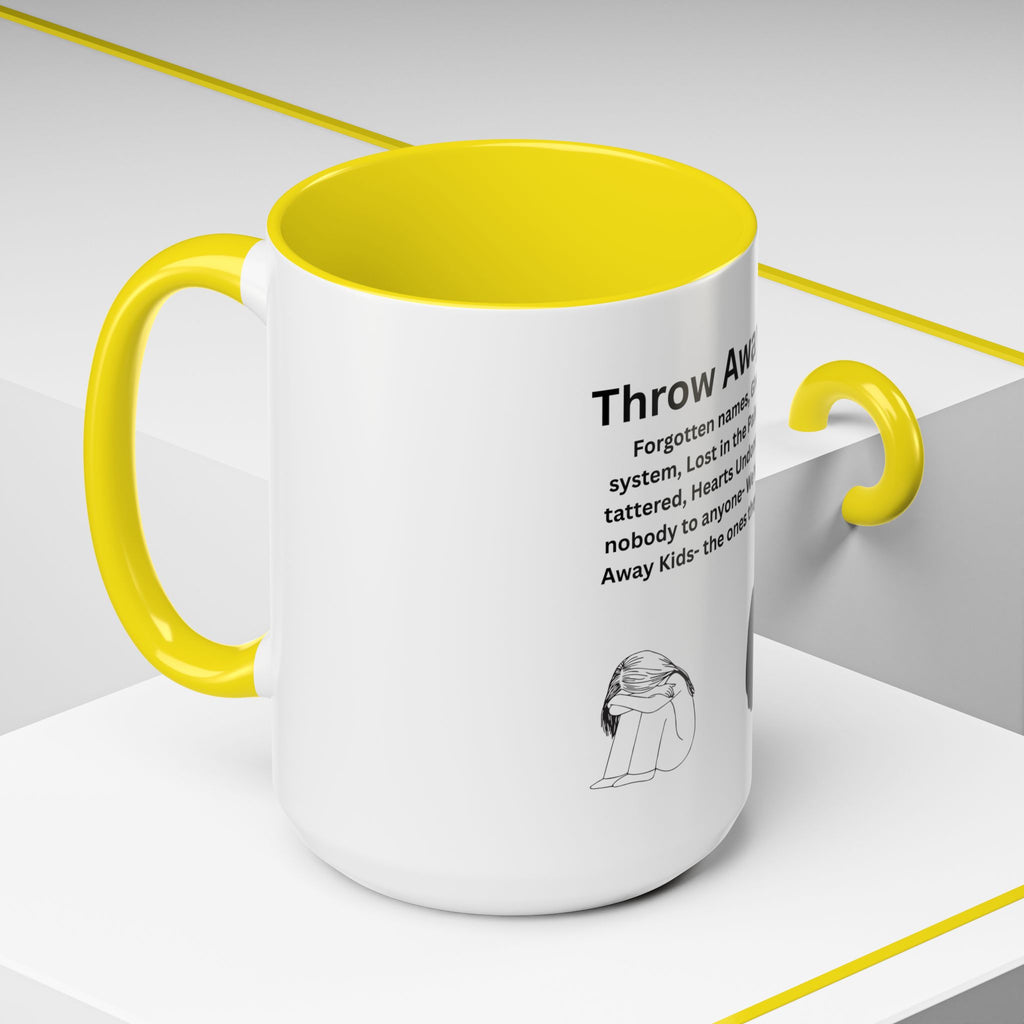 Throw away Kids Coffee Mug (11, 15oz)