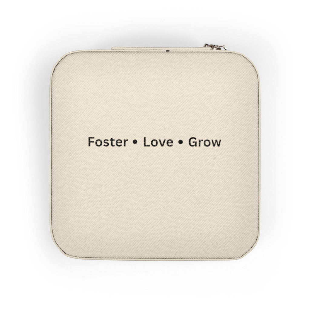Foster Love Grow Jewelry Travel Case – Foster Parent Gift, Travel Jewelry Organizer