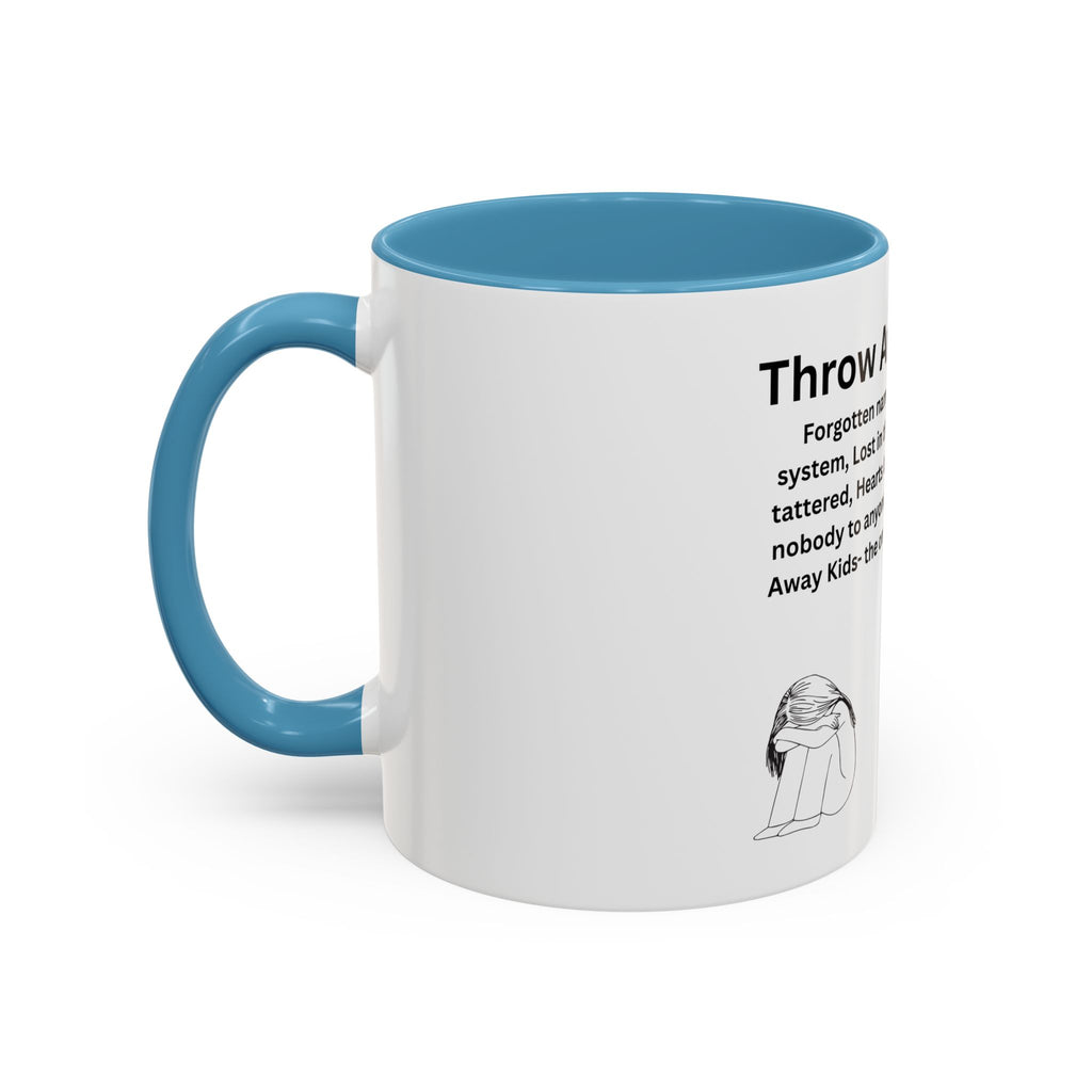 Throw away Kids Accent Coffee Mug (11, 15oz)