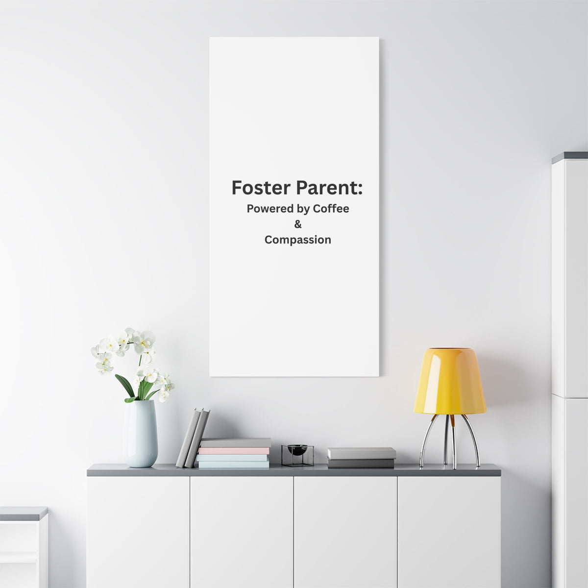 Foster Parents Powered Matte Canvas, Stretched, 1.25"