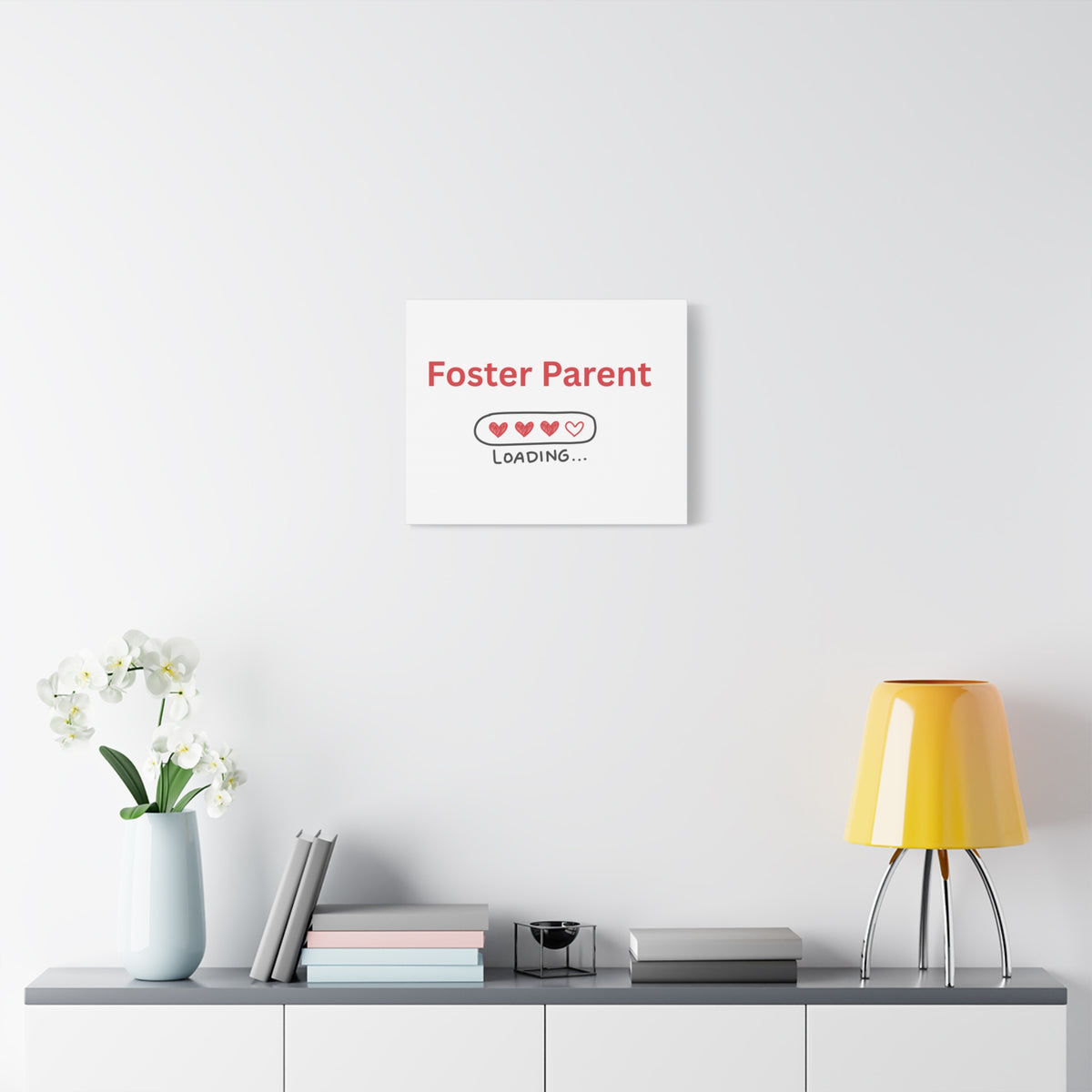 Foster Parent Loading Matte Canvas, Stretched, 1.25"