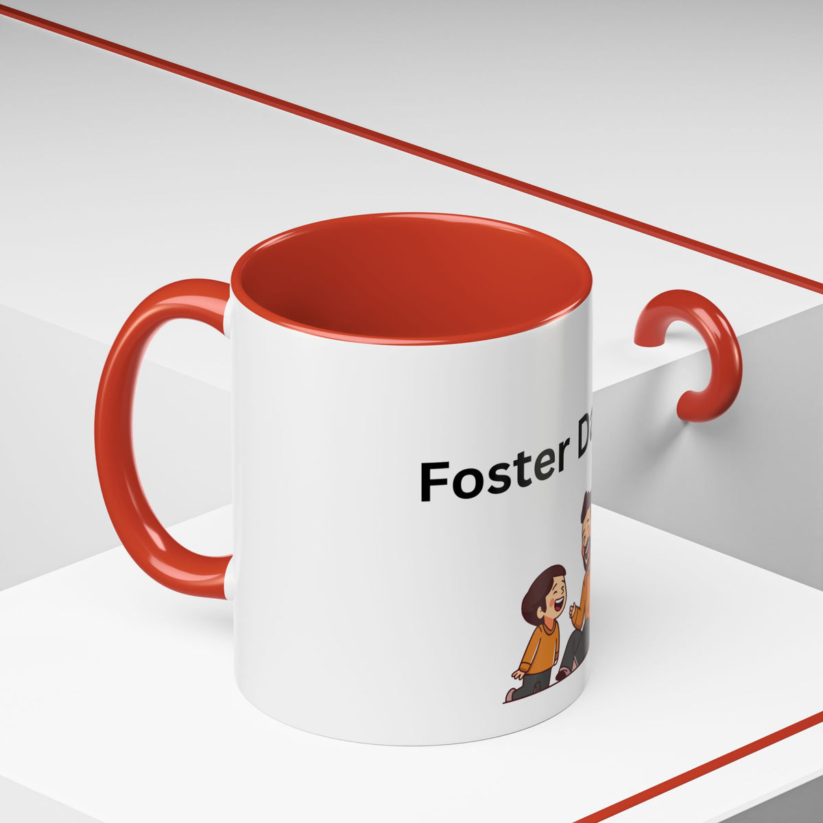 Foster Dad Era Accent Coffee Mug (11, 15oz)