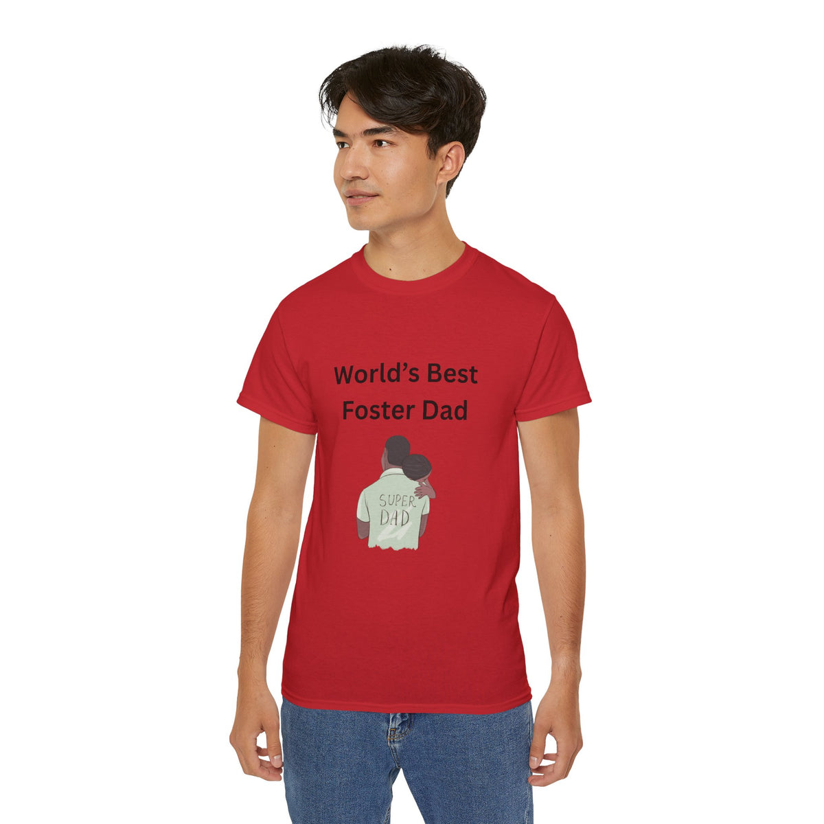 World's Best Foster Dad T-Shirt – Foster Dad Gift, Foster Care Awareness Tee