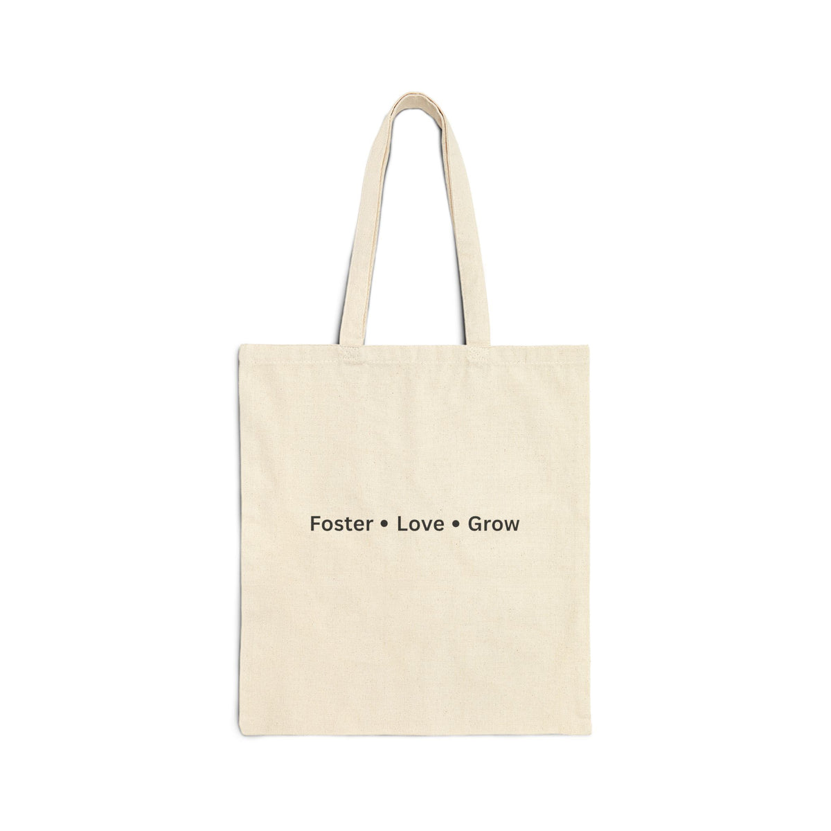 Foster Love Grow Canvas Tote Bag – Foster Family Gift, Foster Care Awareness Bag
