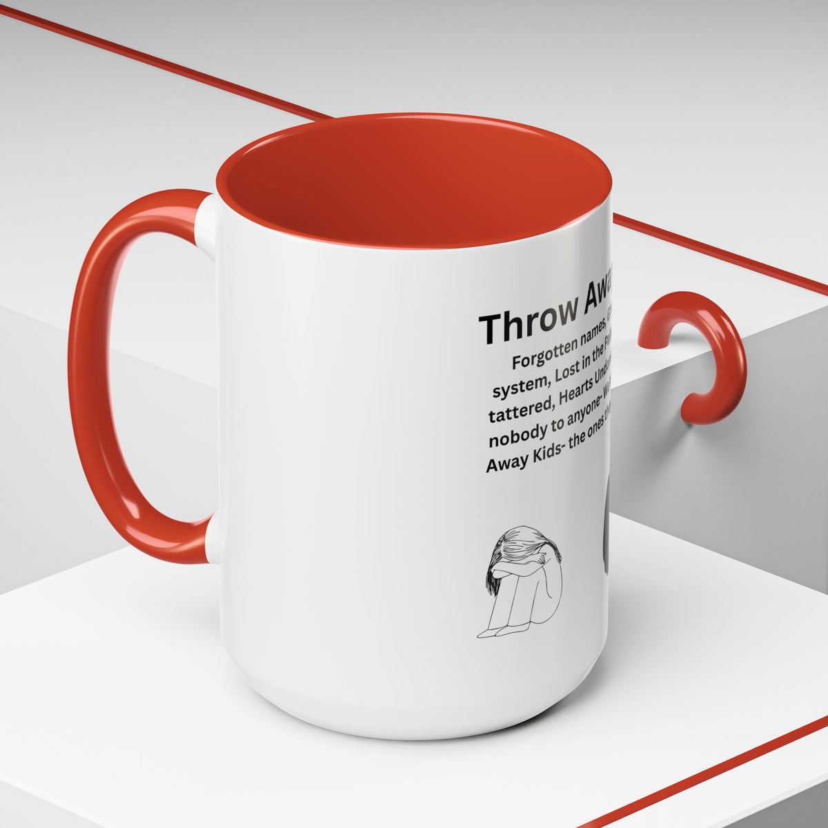 Throw away Kids Coffee Mug (11, 15oz)