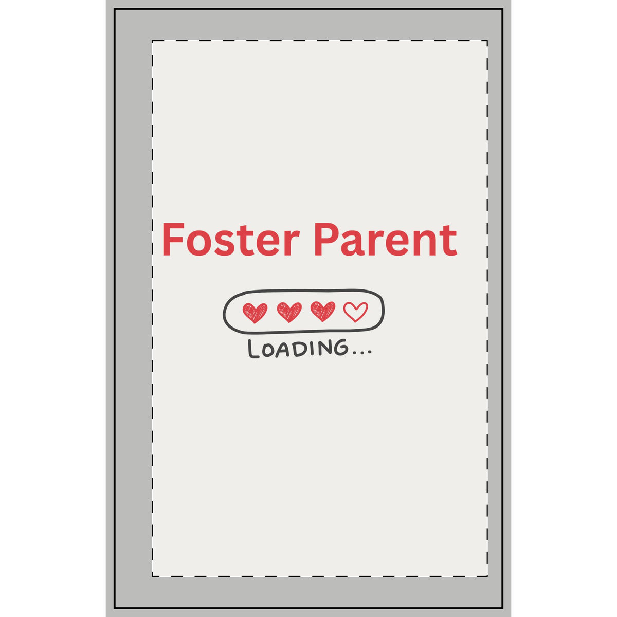 Foster Parent Loading… Spiral Notebook – Dotted