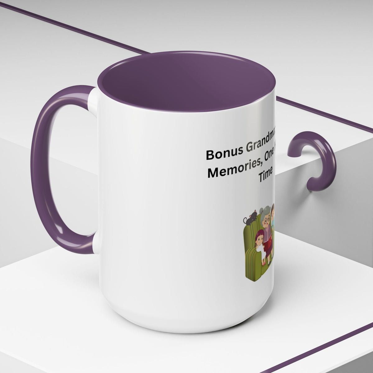 Bonus Grandma Coffee Mug – Foster Grandparent Gift, Foster Care Family Mug (11oz, 15oz)