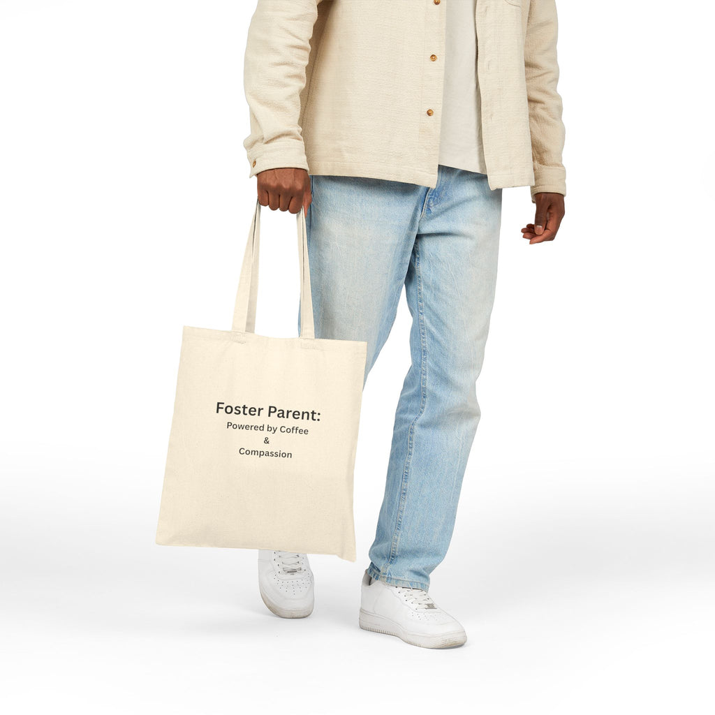 Foster Parent Powered Canvas Tote Bag