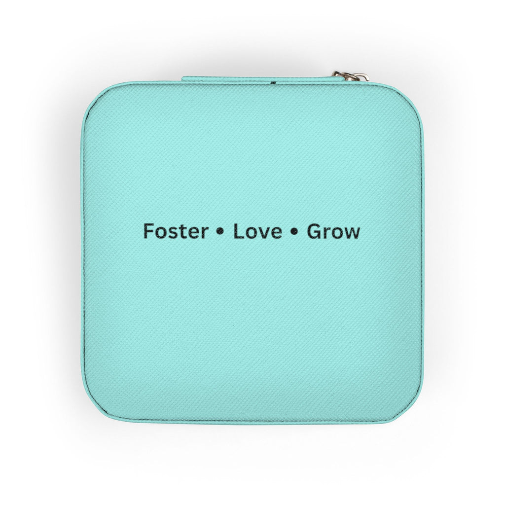 Foster Love Grow Jewelry Travel Case – Foster Parent Gift, Travel Jewelry Organizer