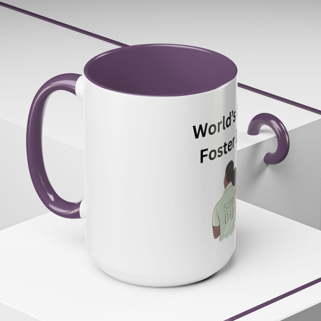 Worlds Best Dad Accent Coffee Mug (11, 15oz)