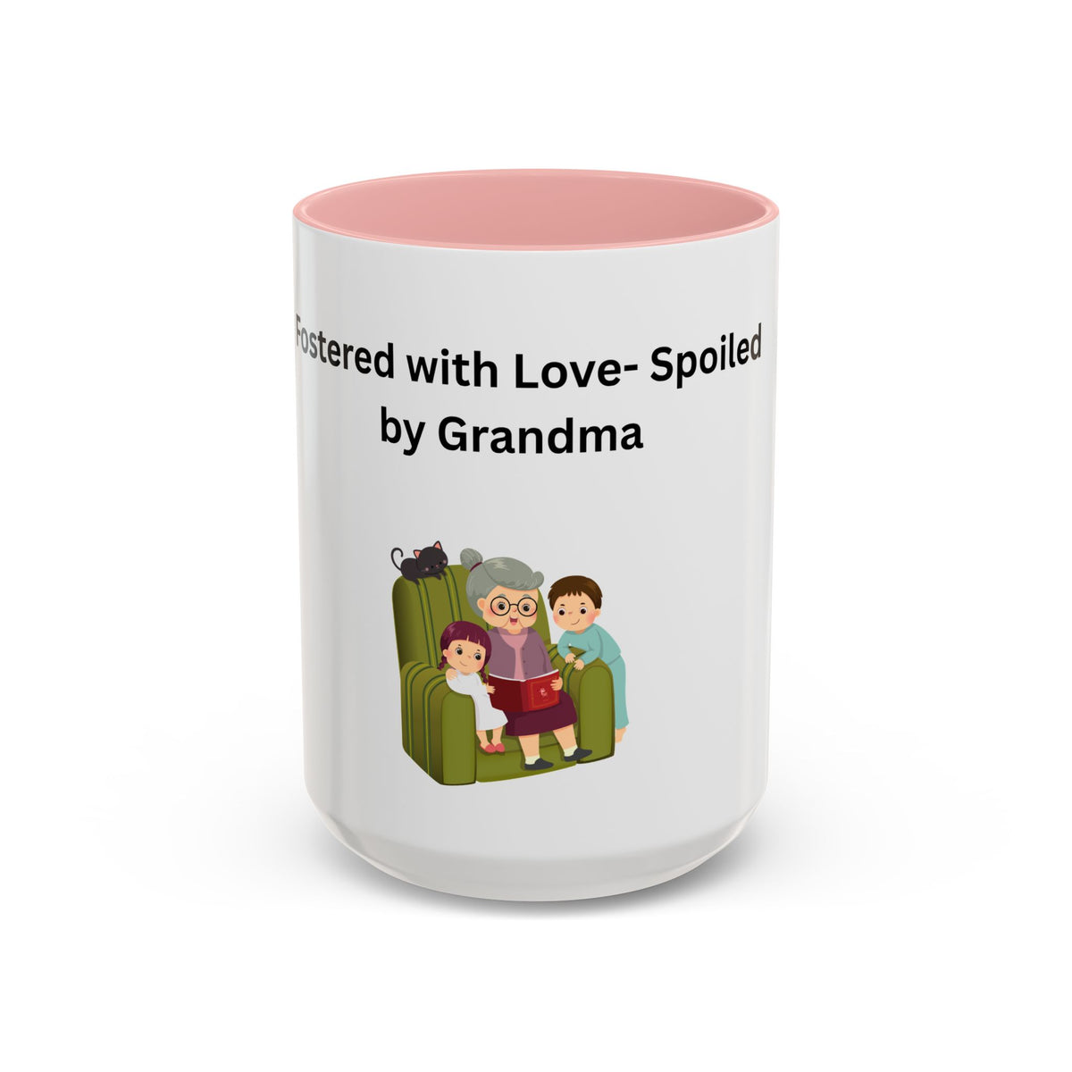 Fostered by Love Grandma Coffee Mug – Foster Grandma Gift, Foster Care Family Mug (11oz, 15oz)