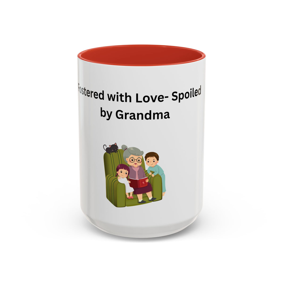 Fostered by Love Grandma Coffee Mug – Foster Grandma Gift, Foster Care Family Mug (11oz, 15oz)