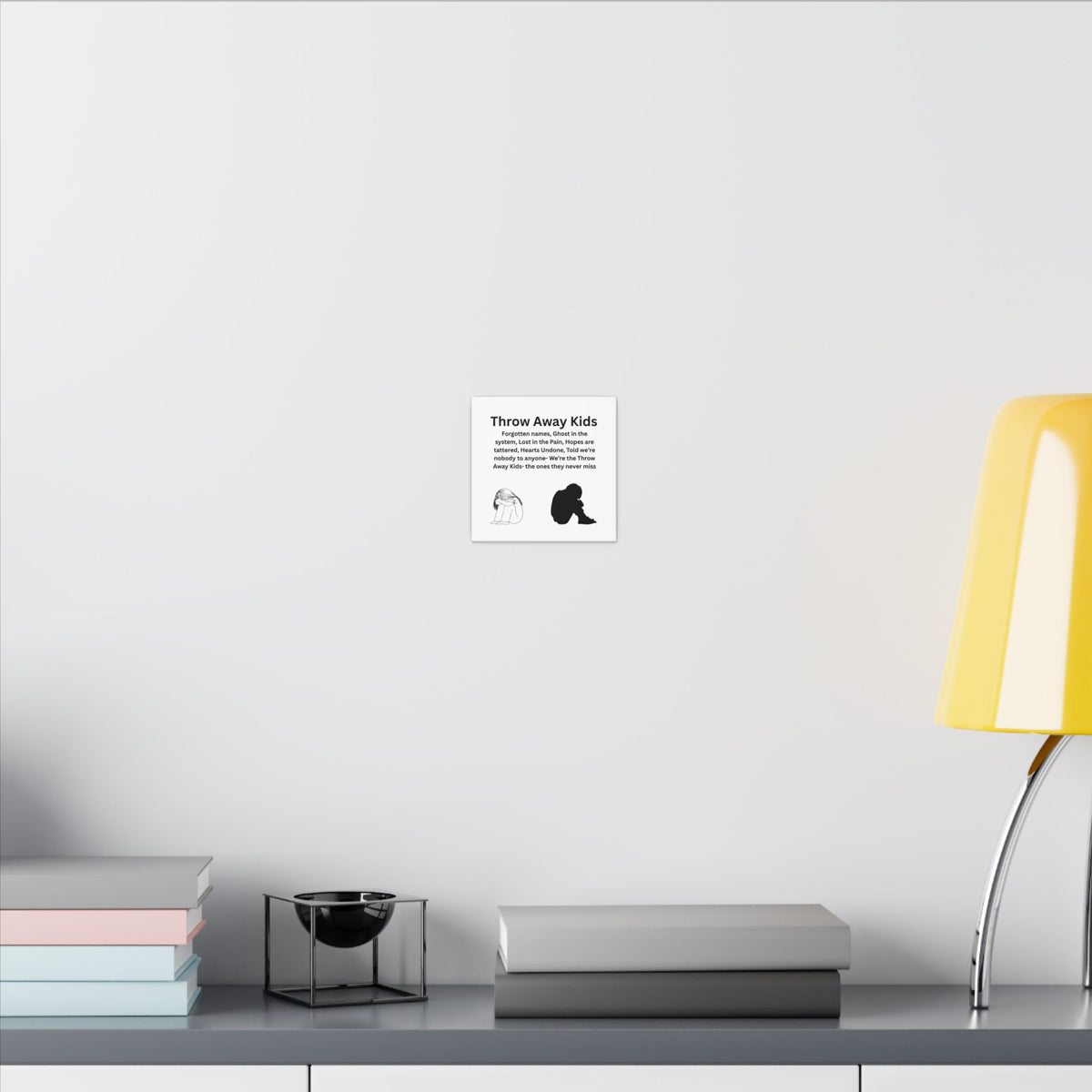 Throw away Kids - Matte Canvas, Stretched, 0.75" (Multi-Size)