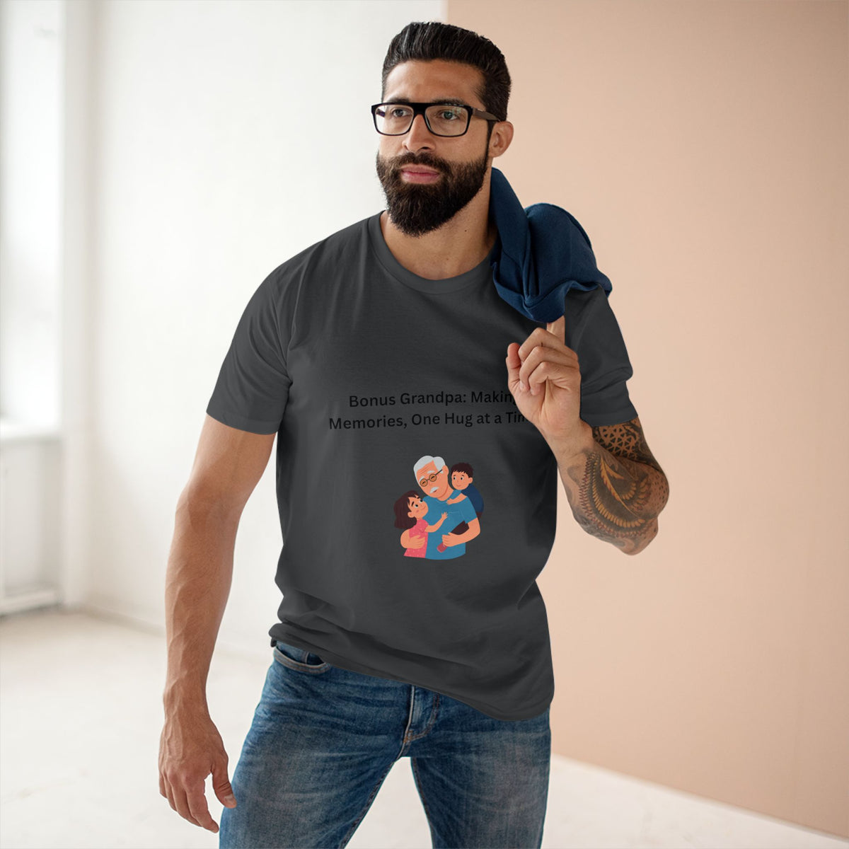 Bonus Grandpa Adult Staple Tee