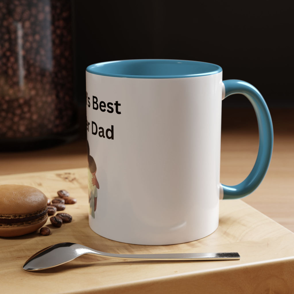 Worlds Best Dad Accent Coffee Mug (11, 15oz)