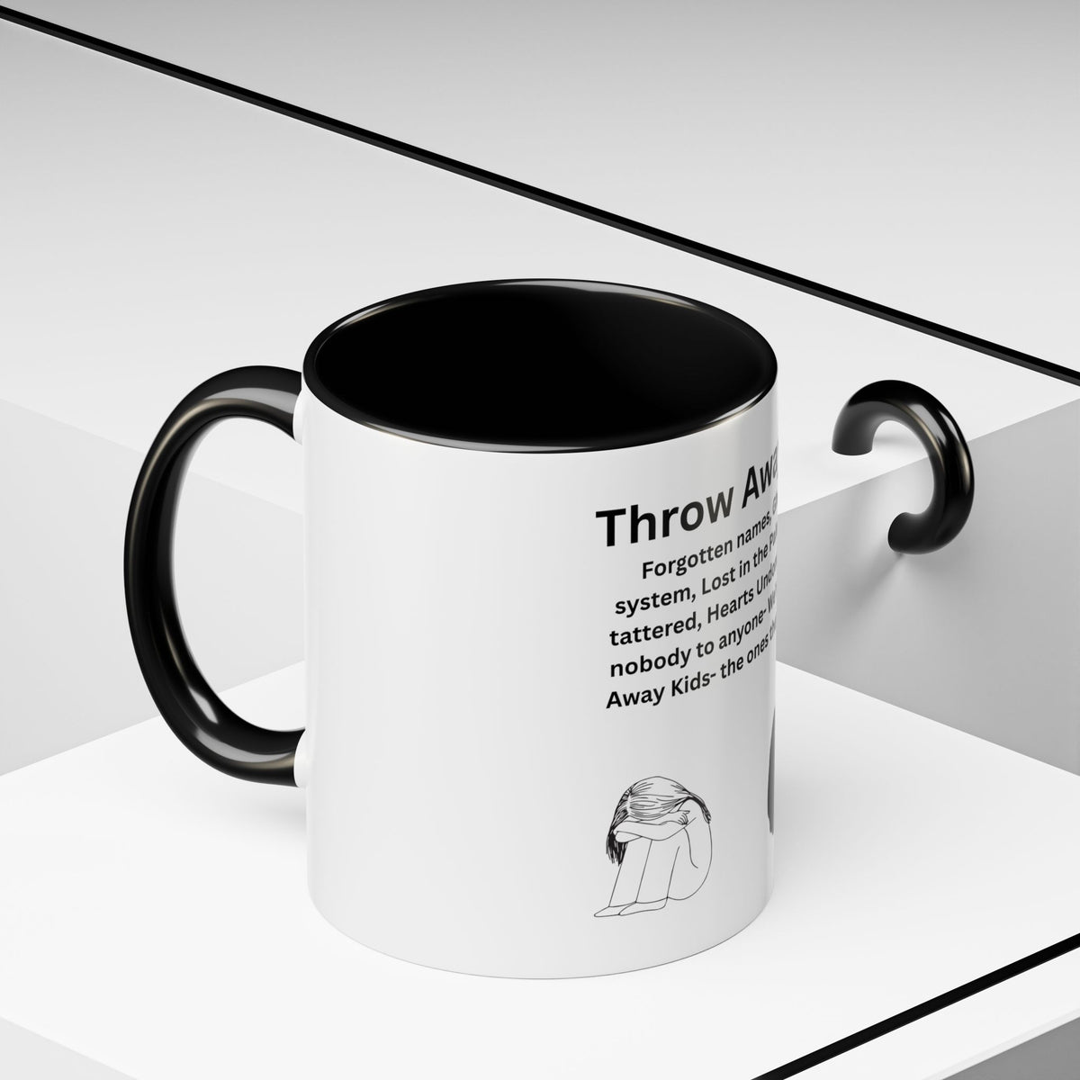 Throw away Kids Coffee Mug (11, 15oz)