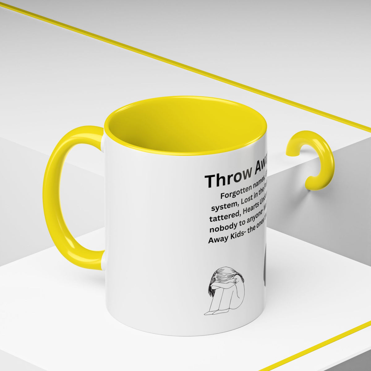 Throw away Kids Coffee Mug (11, 15oz)
