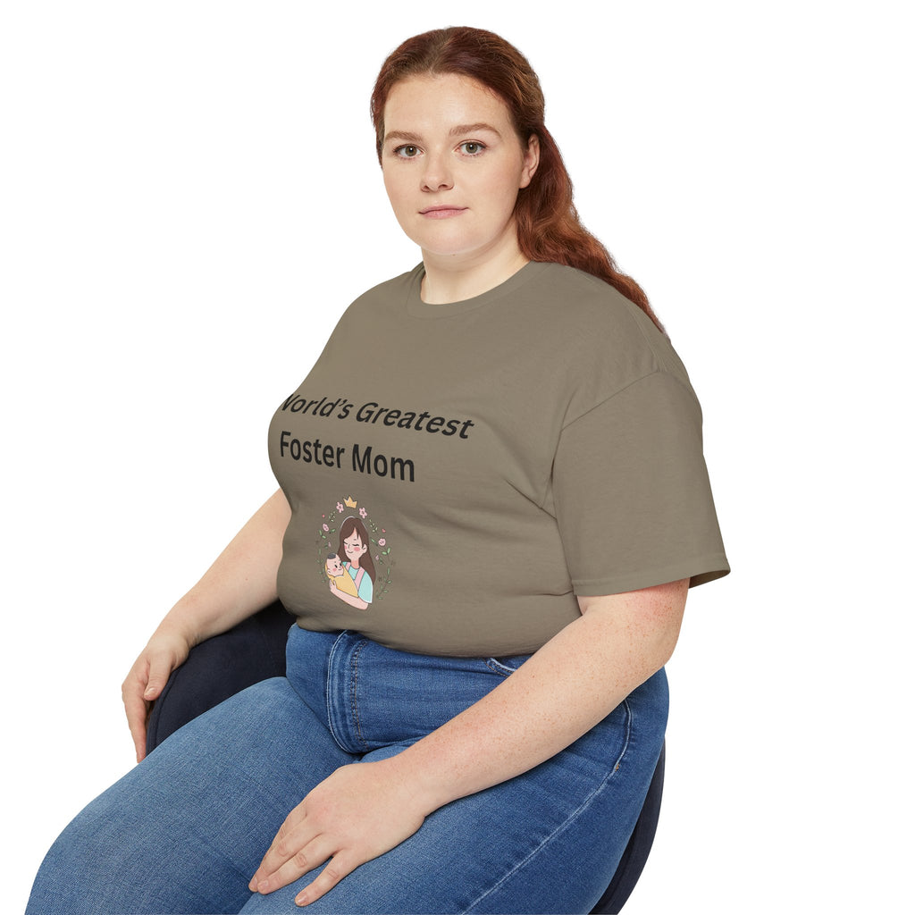 Worlds Greatest Foster Mom Unisex Ultra Cotton Tee
