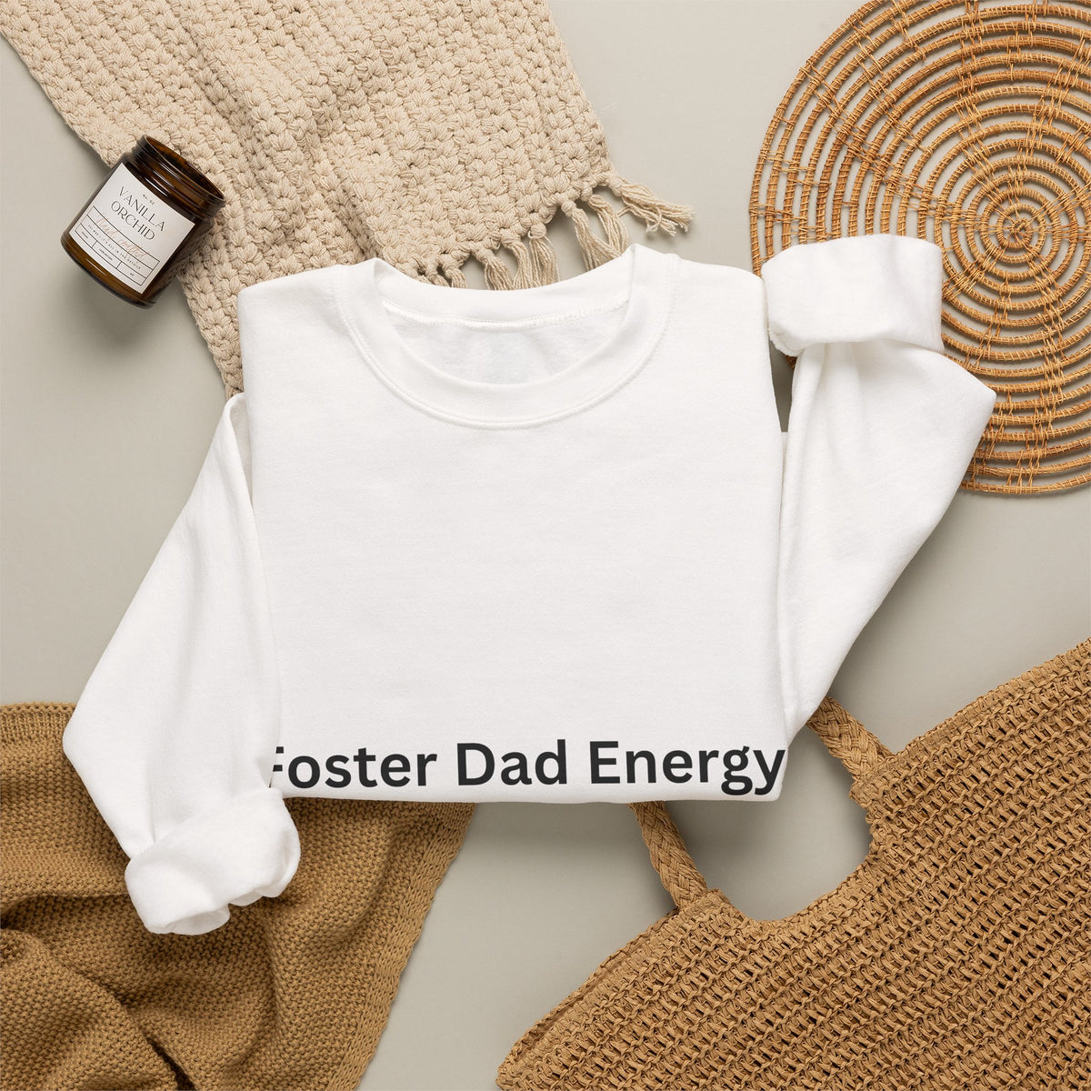 Foster Dad Energy Sweatshirt
