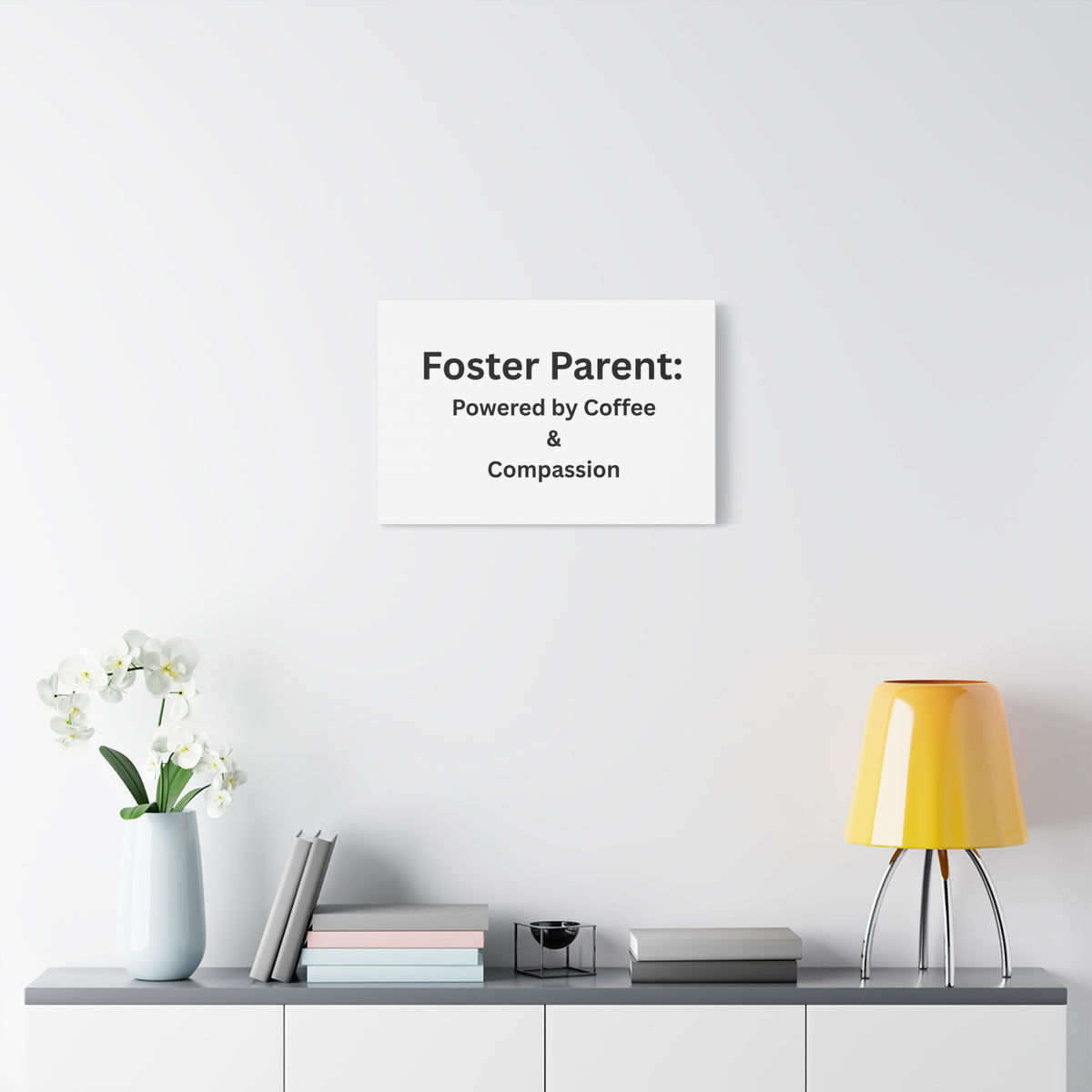 Foster Parents Powered Matte Canvas, Stretched, 1.25"