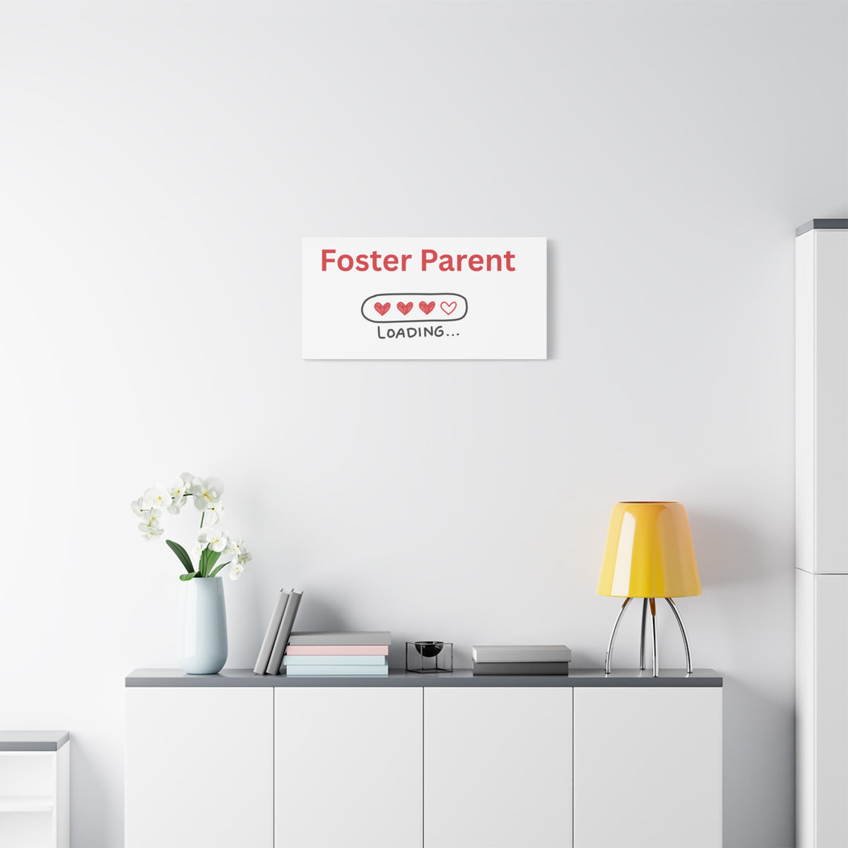 Foster Parent Loading Matte Canvas, Stretched, 1.25"