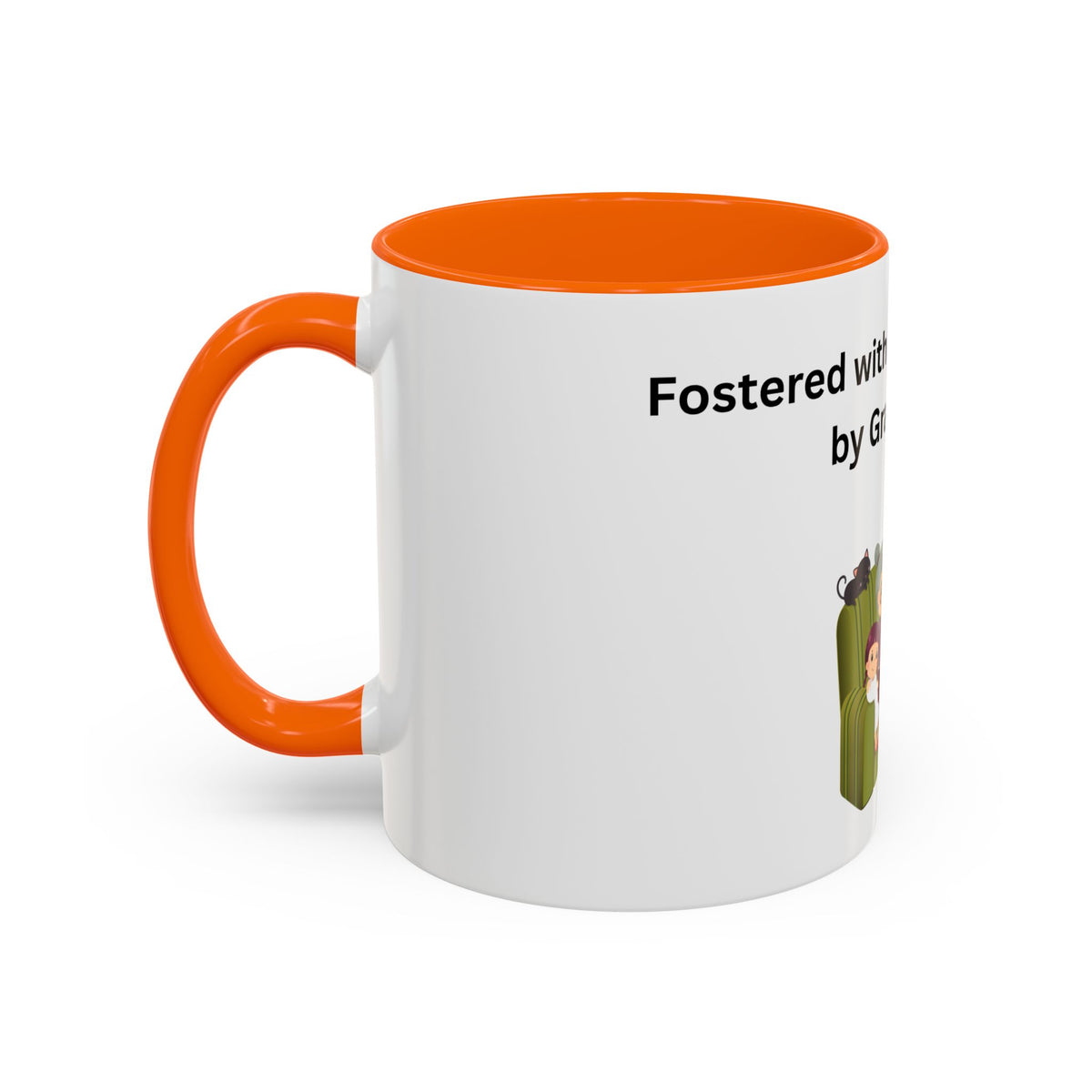 Fostered by Love Grandma Coffee Mug – Foster Grandma Gift, Foster Care Family Mug (11oz, 15oz)