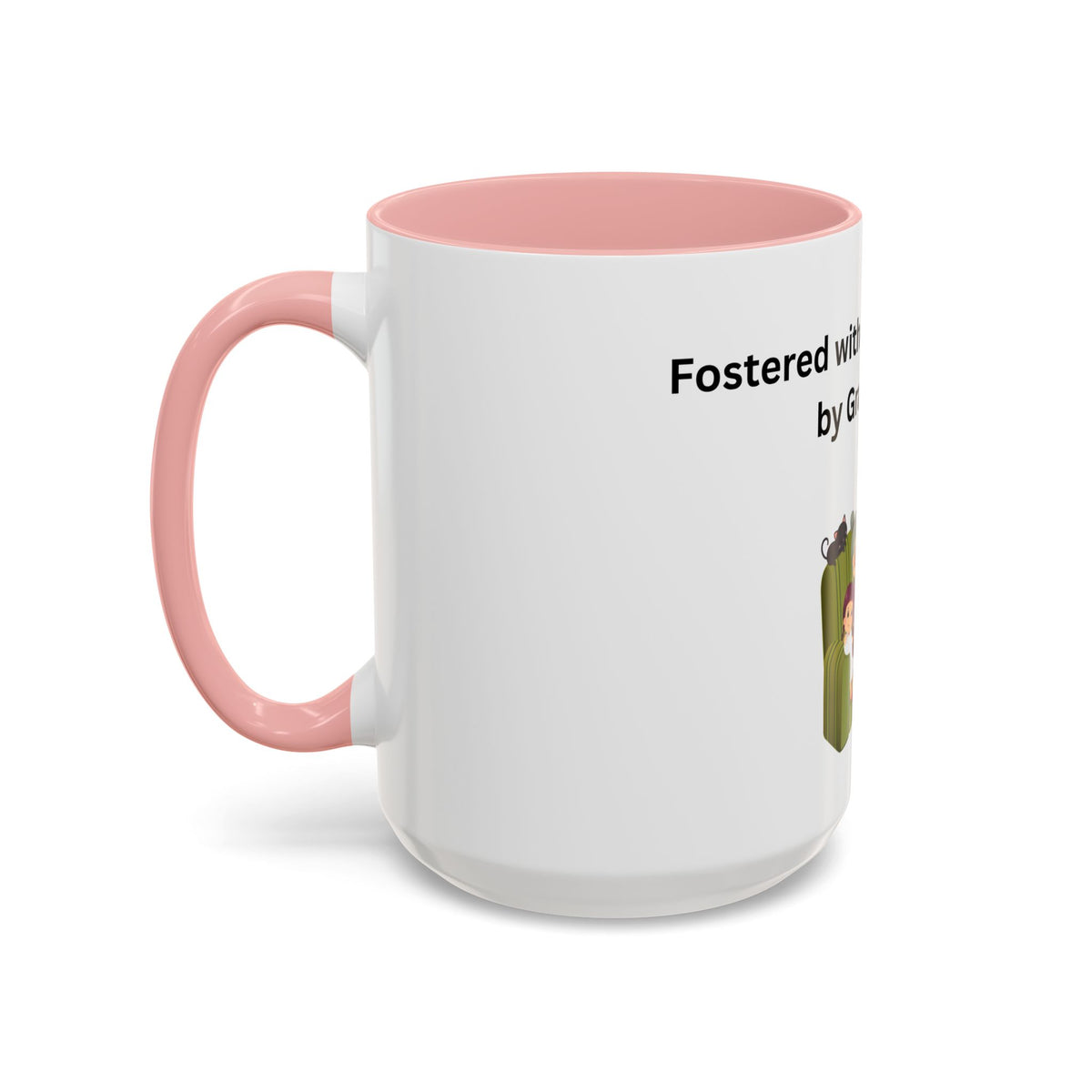 Fostered by Love Grandma Coffee Mug – Foster Grandma Gift, Foster Care Family Mug (11oz, 15oz)